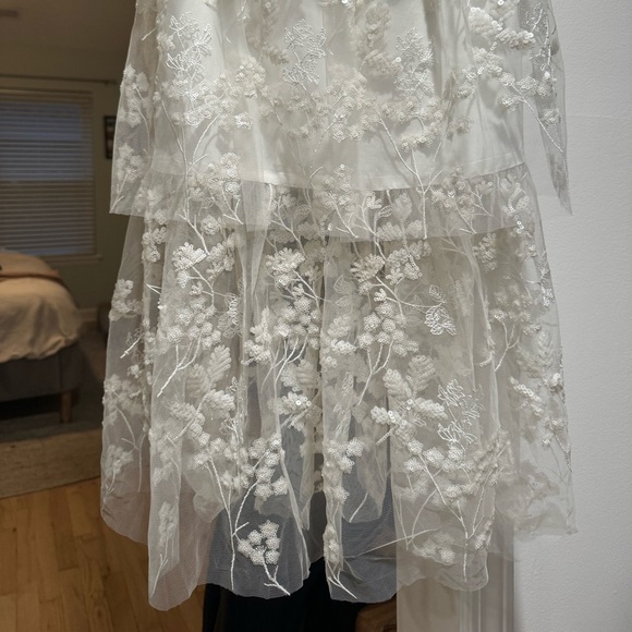 Self Portrait Bridal Sequin Midi Dress - Picture 7 of 8